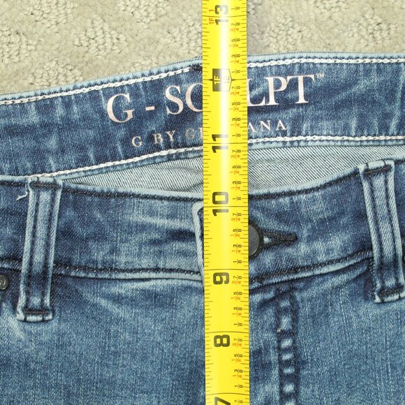 G Giuliana G-Sculpt Women's Size 32" x 30" Straight Santa Monica Wash Blue Jeans - Picture 5 of 6